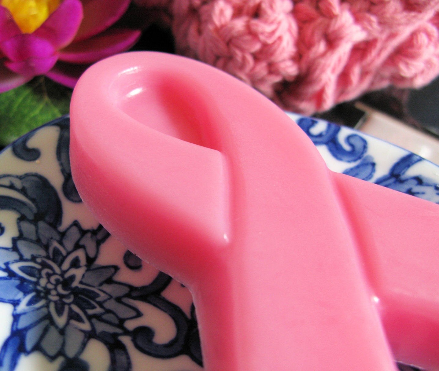 Pink Sugar Pink Ribbon Goats Milk Soap
