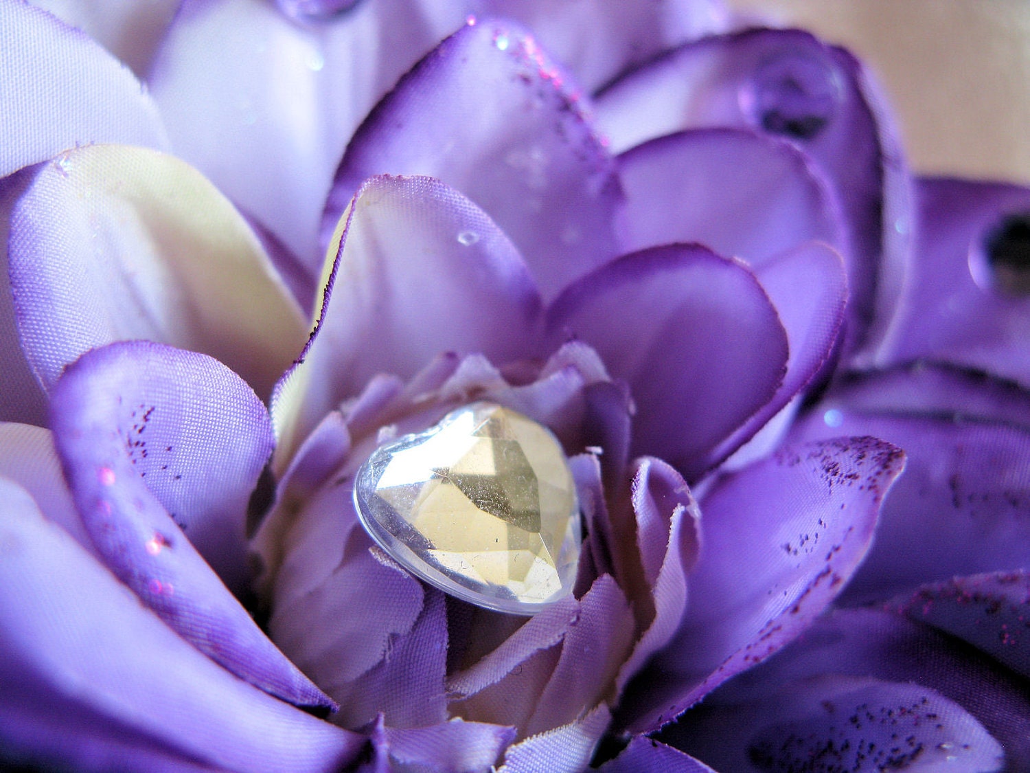 Lovely in Lavender Hair Flower