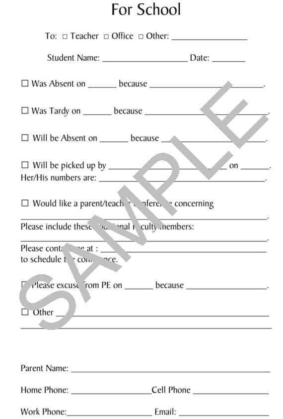 Teacher Note Printable by craftaholicstudios on Etsy