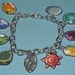 Pokemon Evolution Stones Charm Bracelet