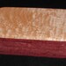 Bird's Eye Maple on Purple Heart Wooden Treasure Box