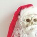 Santa Claus, Politically Correct, Santa Claus Doll, Primitive Doll, Red, Scarlet, White, Christmas, Holiday, Gothic, Santa Clause, Skeleton,