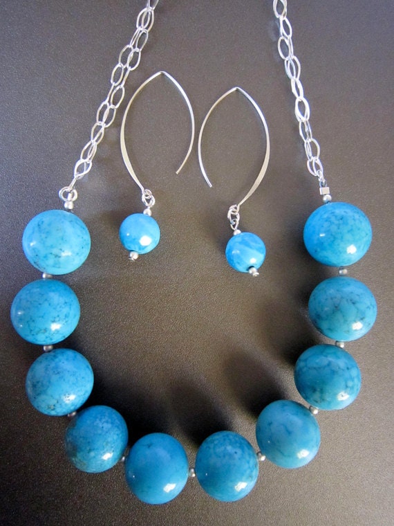 Large Persian Turquoise Necklace-design by behin