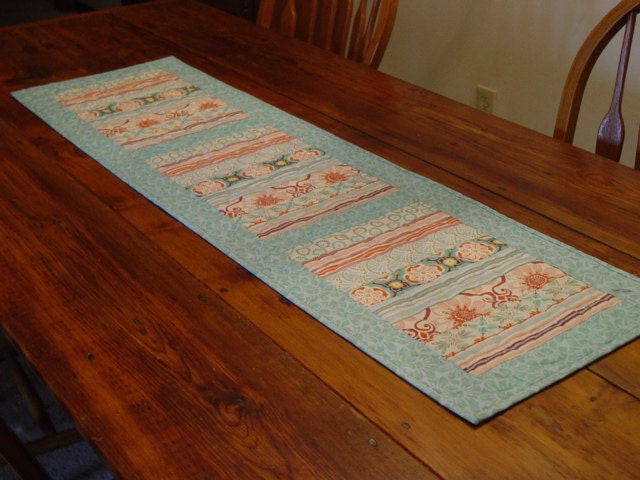 Quilted Table Runner Made and Ready To Ship