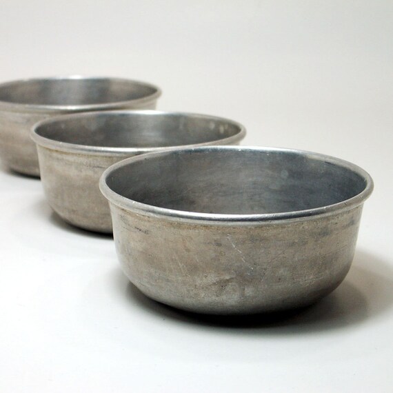 Cups by vintage Aluminum aluminium cups  Bowls on Vintage AilorsAttic Etsy