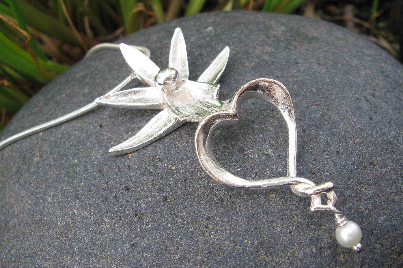 Ghost Orchid Necklace