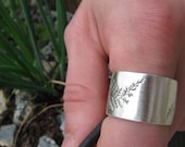 Killarney Fern Sterling Silver Men's RIng