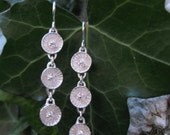 NEW Small Dangle Earrings Triple Tennessee Coneflower