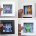 Origami Bunny Batman or Batbun - Desk Accessory - Paper Rabbit