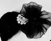 BLACK SWAN fascinator hairband - fascinique