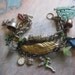 Neverland.vintage peter pan assemblage fantasy charm bracelet