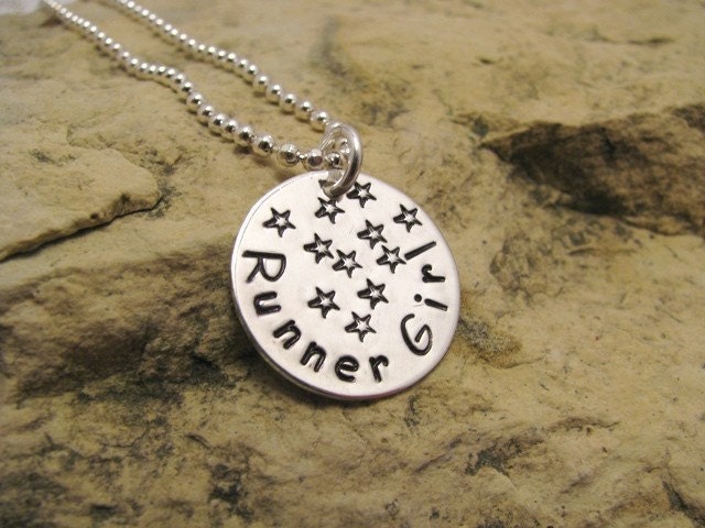 Runner Girl sterling silver runner jewelry