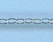 Sterling Silver Fine Cable Chain 18 in