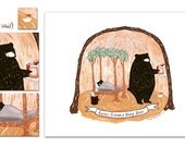 PRINT - Sweet Dreams Baby Bear