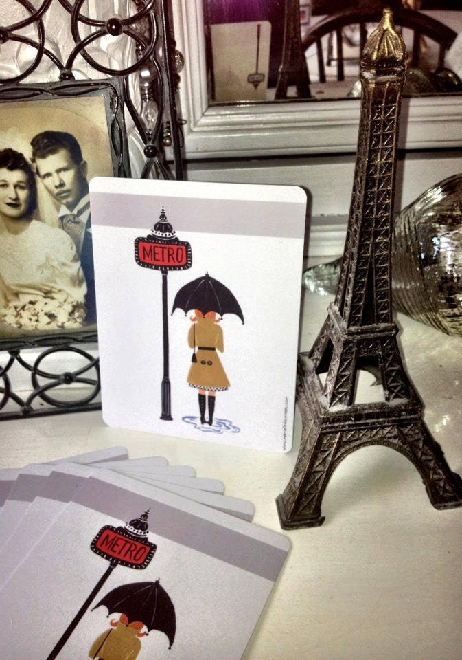 POSTCARDS - Paris Metro