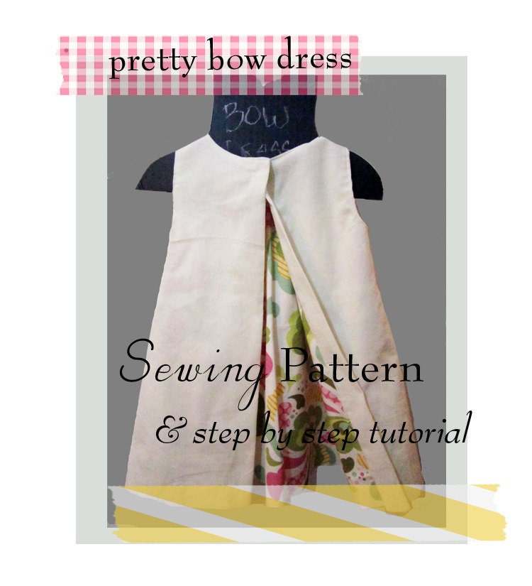 Pretty Bow dress- Sewing pattern