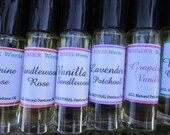 ALL Natural VANILLA SANDALWOOD Perfume Oil, Organic Essential Oils, Resins, Absolutes, & Botanicals
