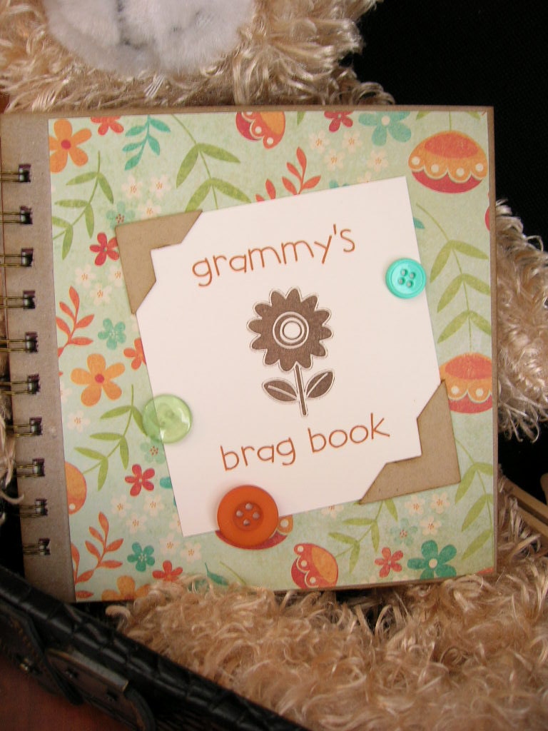 reserved custom grammy's brag book baby picture journal mini scrapbook