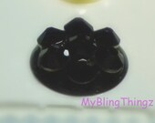 Crystal Bling Home Button Sticker for Apple iPhone 3GS 4 4S 5, iPad 2 3 4 Mini & iPod Touch All handmade w/ Swarovski Elements Jet Black