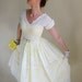 1950s Pastel Yellow Lace Party Dress. Mad Men Fashion. Garden Party Dress. Weddings. Summer Dress. Size Small
