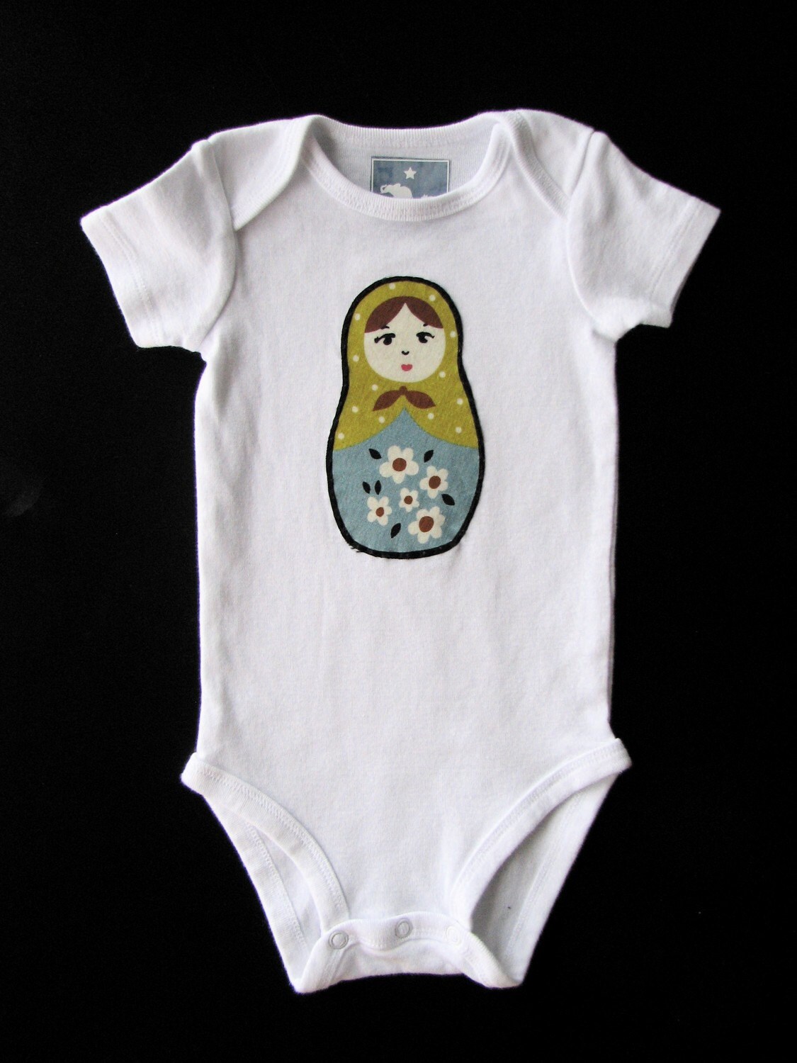Baby Girl Onesie - Matryoshka Babushka Russian Doll - New Baby Gift