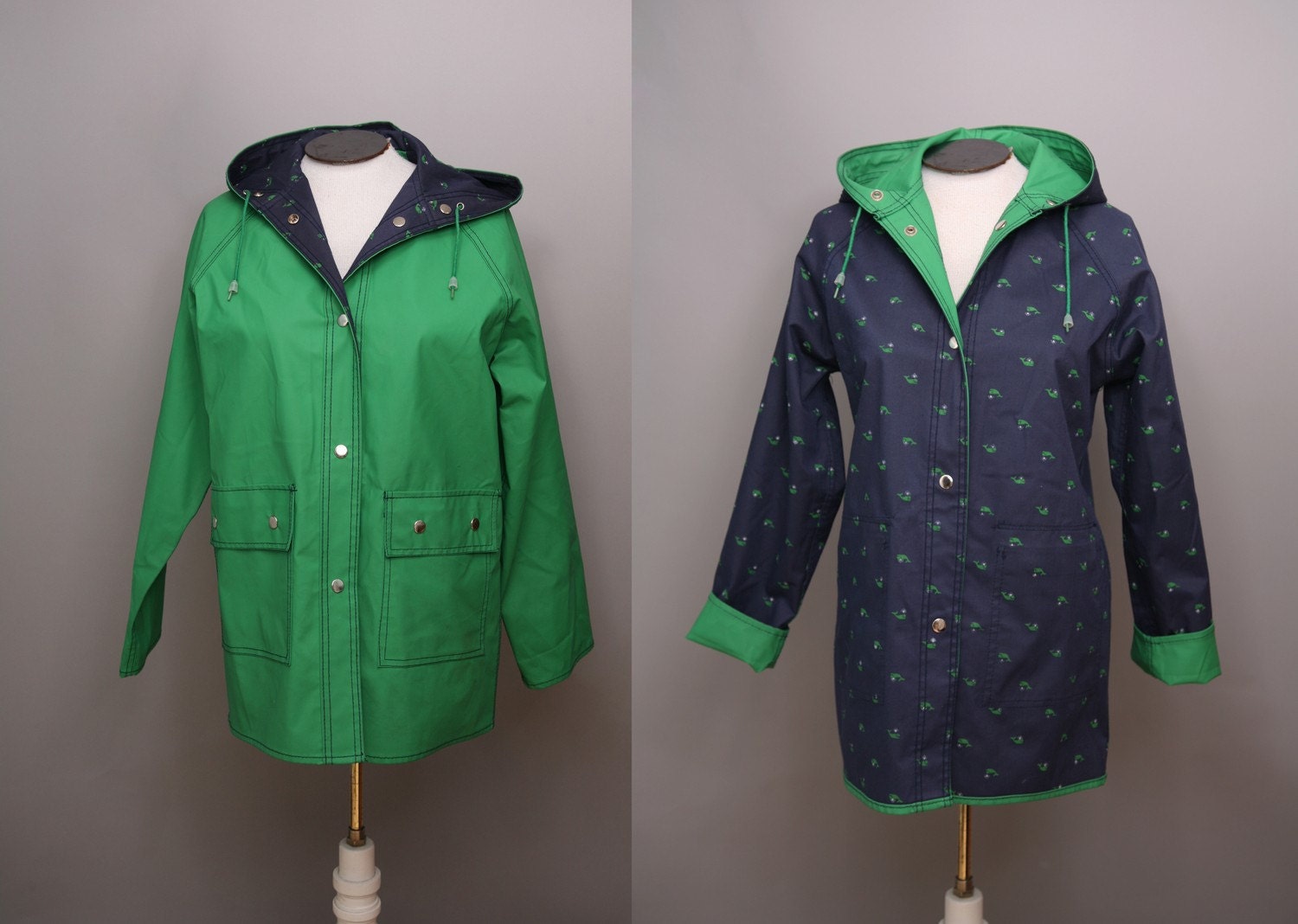 small raincoat small reversible vintage raincoat whales by yourprettythings small raincoat small reversible vintage raincoat whales by yourprettythings