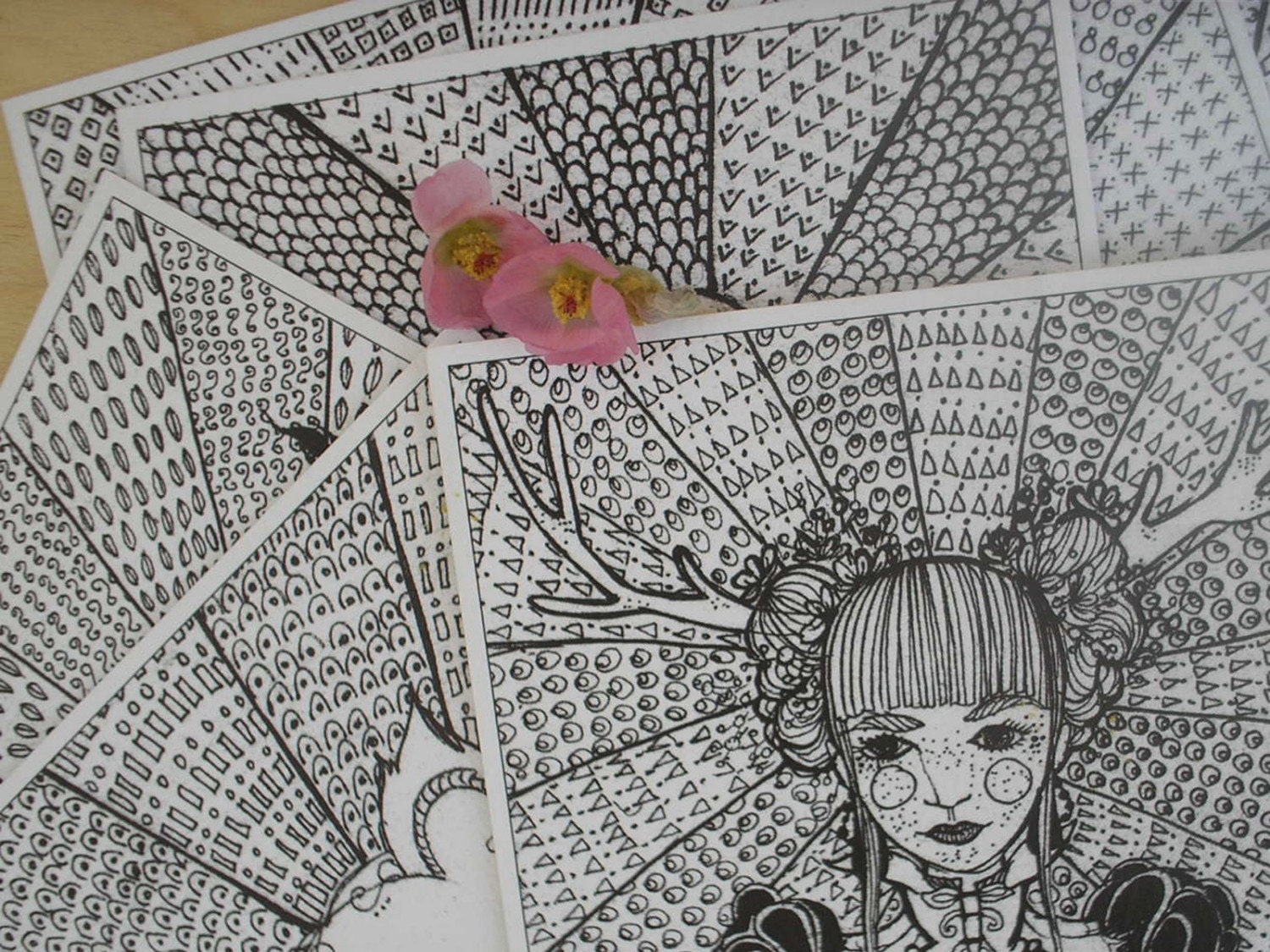 7 Witches postcard set