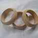 3 Small Slender Unfinished Wood Bangles