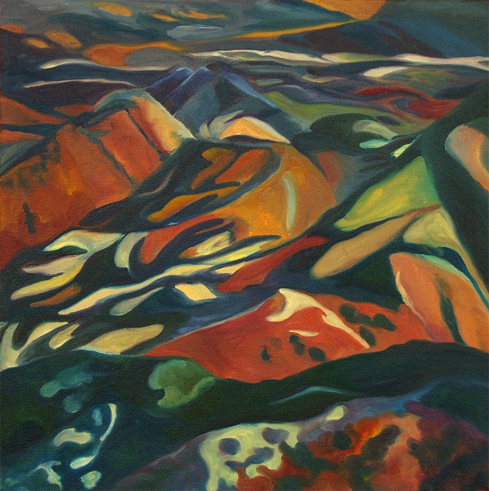 Mountain Landscape Mt Lemon Tucson Arizona Original Art