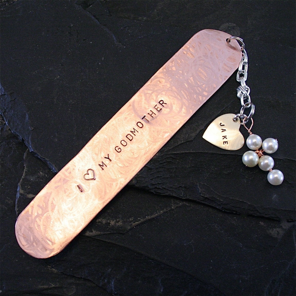 Personalized Copper Bookmark - Godmother/Mother/Grandma/Nana