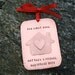 Our New Home Hand Forged/Hand Stamped Copper Christmas Ornament with house and heart