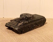 Old Metal MidgeToy Tank Collectible c.1940s