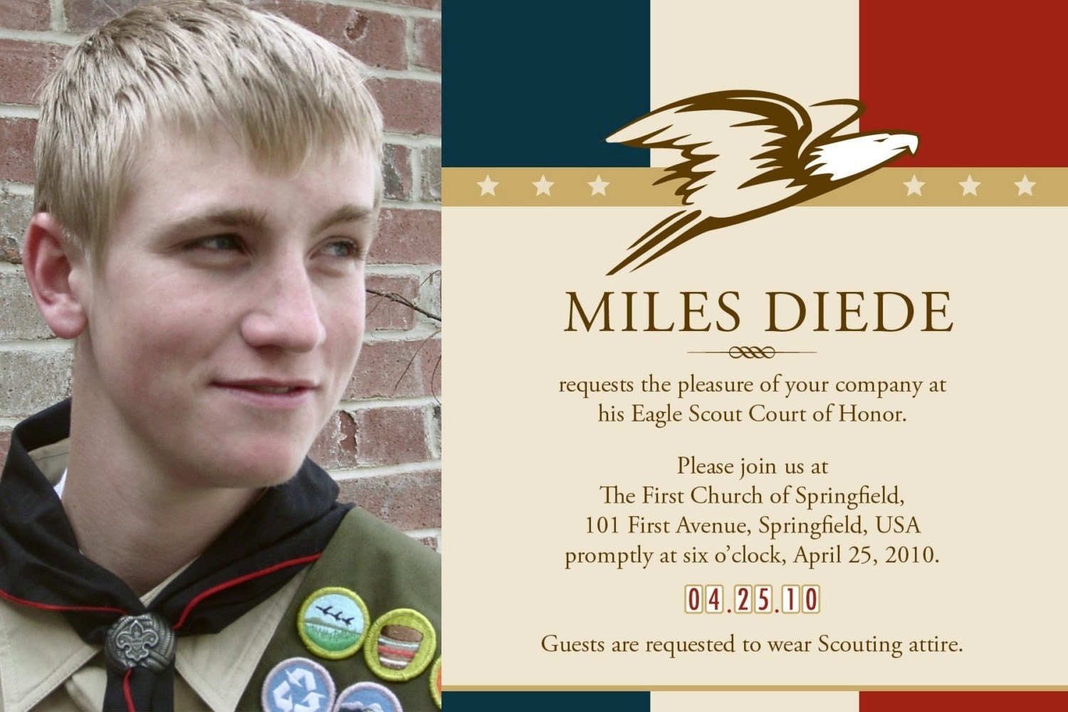 Eagle Scout Invitations - Paper Greeting.