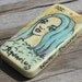Aquarius the Water Bearer Zodiac Horoscope Astrology Original Art Domino Necklace