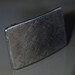 Golf Accessory Silver Belt Buckle fits 1-1/4" Belt for Suits, Casual Wear Stainless Steel Signed by Iron Artist, Robert Aucoin