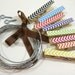 Clothesline Kit. Rainbow Chevron Clothespins and Hanging Wire