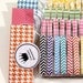 Clothespins. Set of Ten. Rainbow Chevron.