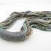 LAST ONE Scarf necklace loop scarf infinity scarf neck warmer knitted tricot powder blue sand grey therougett curationnation