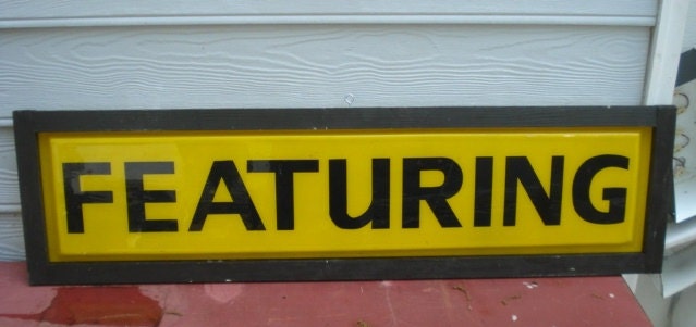Vintage Sign FEATURING