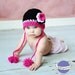 PDF Glamour Girl Beanie Crochet PATTERN All sizes included from Baby to Adult