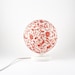 Table lamp, accent lamp, night light Red Romance, Contemporary design interior accent by FiligreeCreations on Etsy