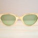 Fabulous Vintage Metallic Gold 1950s/1960s Cat-Eye Frames