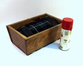 Wooden Bike Basket With Leather Straps