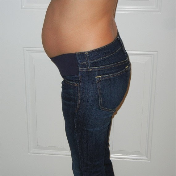 Maternity Jeans conversion - Semi Demi Band - Send Your Own Jeans