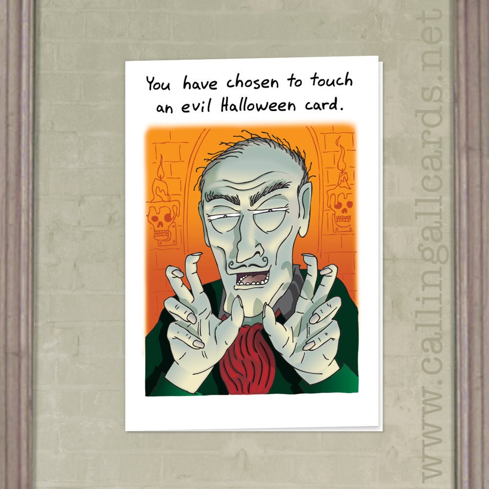 Touch of Evil - Halloween card
