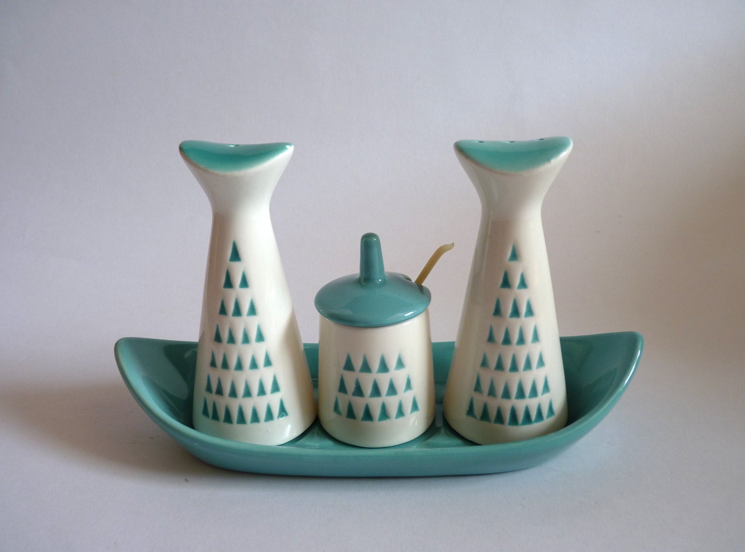 Vintage Gorgeous Atomic Cruet Set