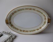 Vintage Royal Embassy Bristol Floral Serving Platter