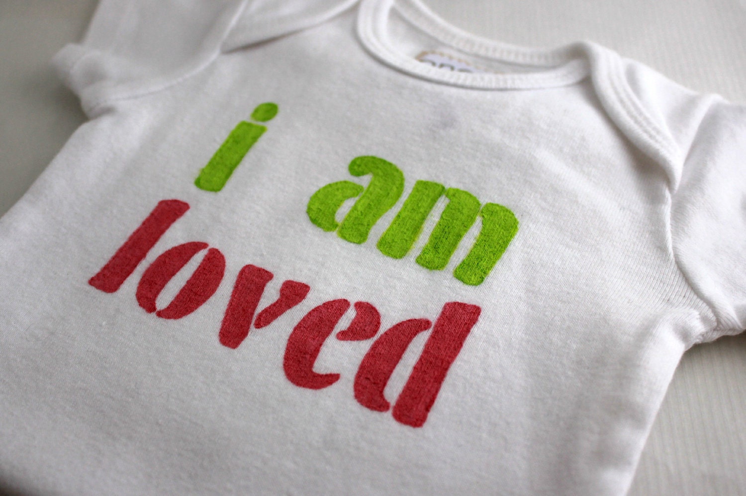Baby Girl Onesie Pink Green Baby Gift
