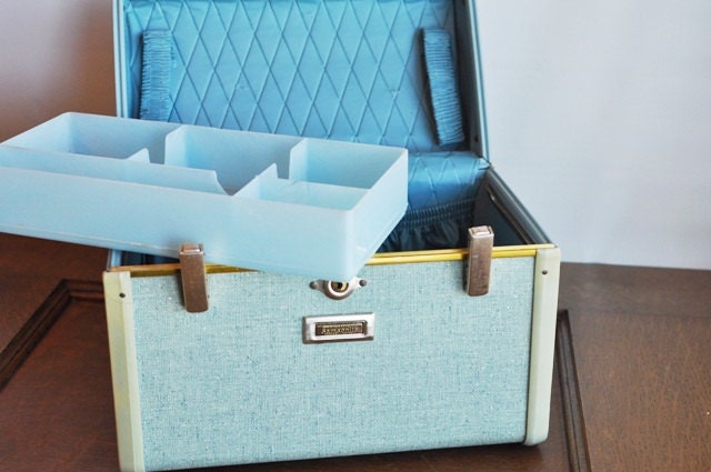 Vintage Samsonite Ultralite Two Tone Luggage Set