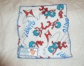 Thing 1 and Thing 2 Washcloths, cloth wipes, reuse, recycle, baby wipes
